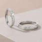 Wedding ring set in White Gold symbolic birds and roses design