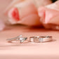 Natural Diamond matching rings for His & Her Couples set