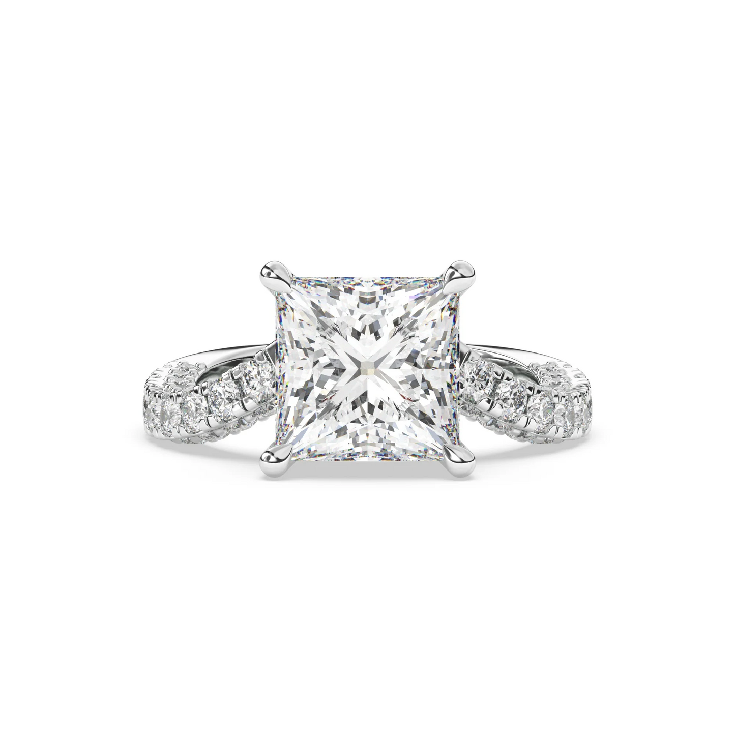 Felisha-princess cut diamond