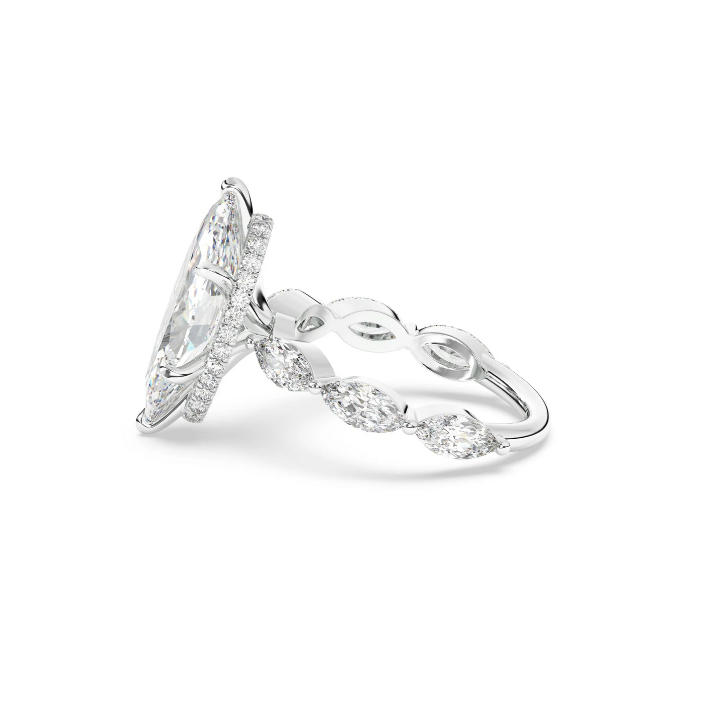 Miraal-marquise shape diamond