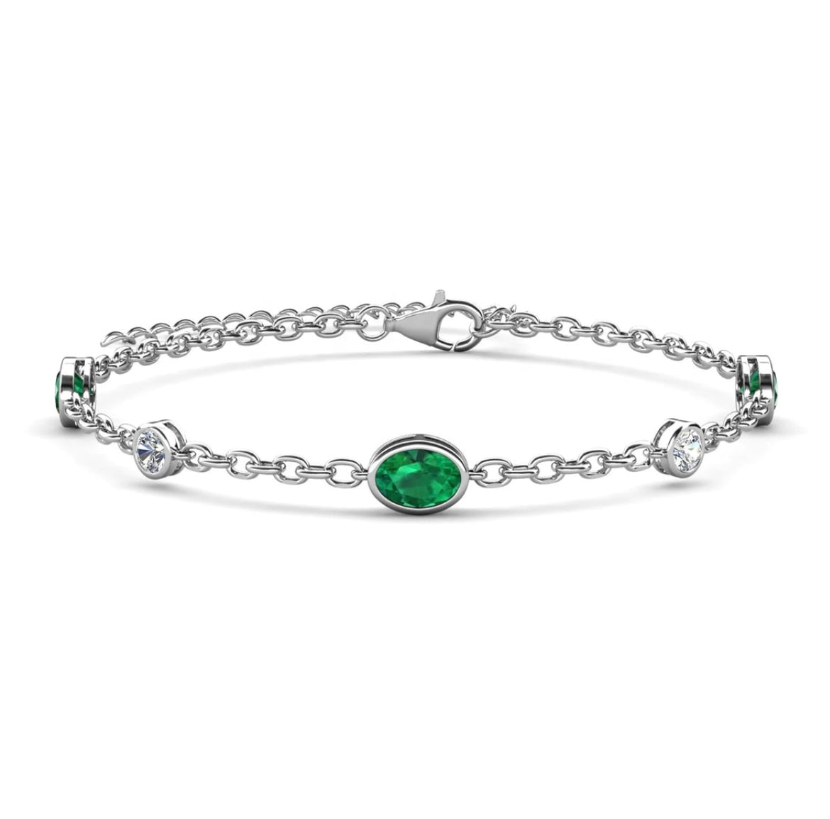 Emerald Station Bracelet