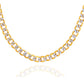 Hollow Cuban Pave 10K Gold Chain