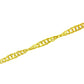 14k Gold Singapore Twisted Chain Link Necklace