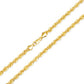 10K Gold Diamond Cut Rope Twisted Chain