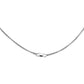 925 Sterling Silver Men's Box Chain Link Necklace 1.8mm