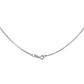 925 Sterling Silver Men's Box Chain Link Necklace 1.2mm