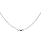 925 Sterling Silver Italian Ball Bead Chain Link Necklace 2.2mm