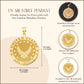 14K Yellow Gold United States Air Force Emblem Officially Licensed Medallion Pendant Necklace