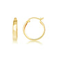 Yellow-Gold Tube Hoop Earrings