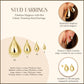 14K Yellow-Gold Teardrop Stud Earrings