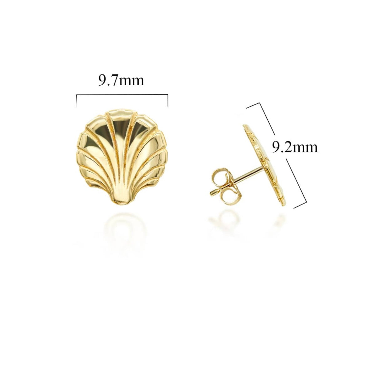 The Seashell Beach Stud Earrings